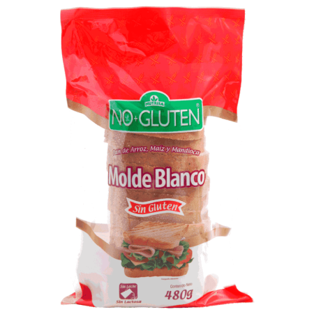 No + Gluten Pan de Molde Blanco 480 g