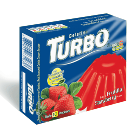 Turbo Gelatina de Frutilla 80 g