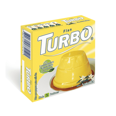 Turbo Flan de Vainilla Sin Gluten 50 g