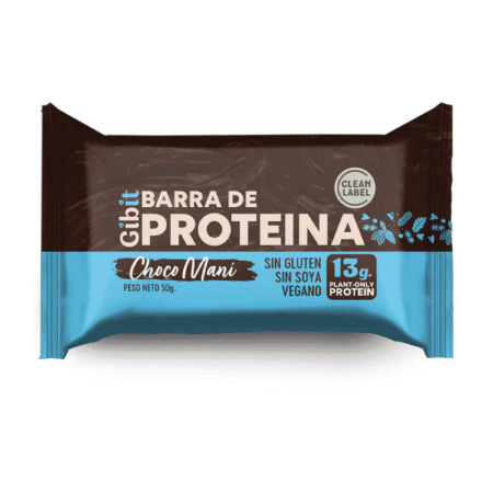 Gibit Barra de Proteína Choco Maní Sin Gluten 50 g