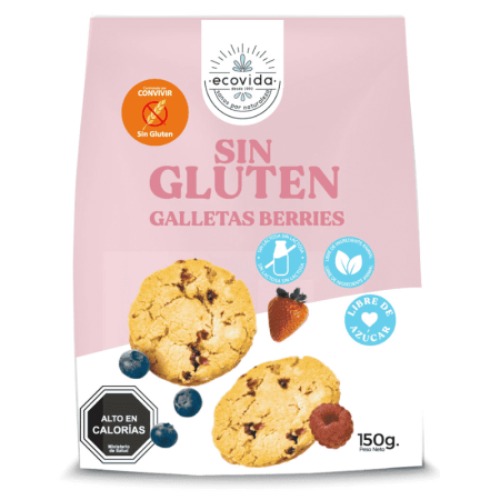 Ecovida Galletas Sin Gluten Berries 150 g