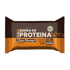 Gibit Barra de Proteina Choco Naranja 50 g