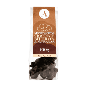 Ambrosia Montoncitos de Chocolate Bitter 60% y Avellanas 100 g