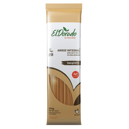 El Dorado Pasta de Arroz Integral Spaghetti Sin Gluten 250 g