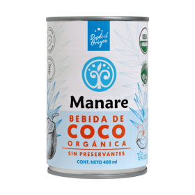 Manare Bebida de Coco Orgánica 400 ml