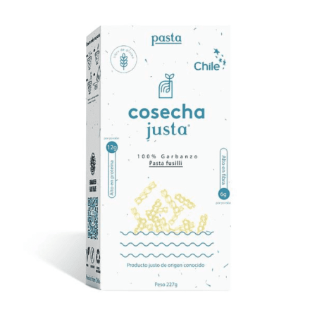 Cosecha Justa Pasta Fusilli Garbanzo Sin Gluten 227 g