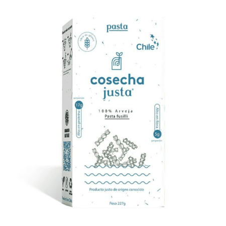 Cosecha Justa Pasta Fusilli Arveja Sin Gluten 227 g