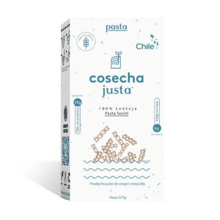 Cosecha Justa Pasta Fusilli Lenteja Sin Gluten 227 g