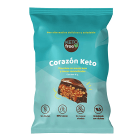 Keto Free Corazón Keto Manjar Nuez Sin Gluten 45 g