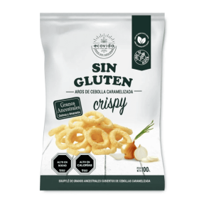 Ecovida Crispy Aros de Cebolla Caramelizada Sin Gluten 100 g