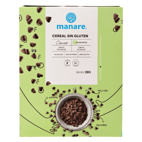 Manare Cereal Sin Gluten Cacao 250 g