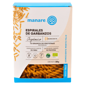 Manare Espirales de Garbanzos 250 g