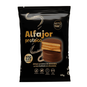 Keto Free Alfajor Proteico Whey Sin Gluten 65 g
