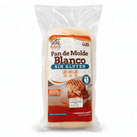 Tasty Free Pan Molde Blanco Sin Gluten 400 g