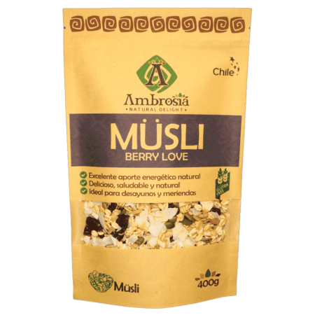 Ambrosia Müsli Berry Love Sin Gluten 400 g