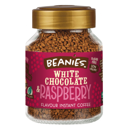 Beanies Café White Chocolate Raspberry Sin Gluten 50 g